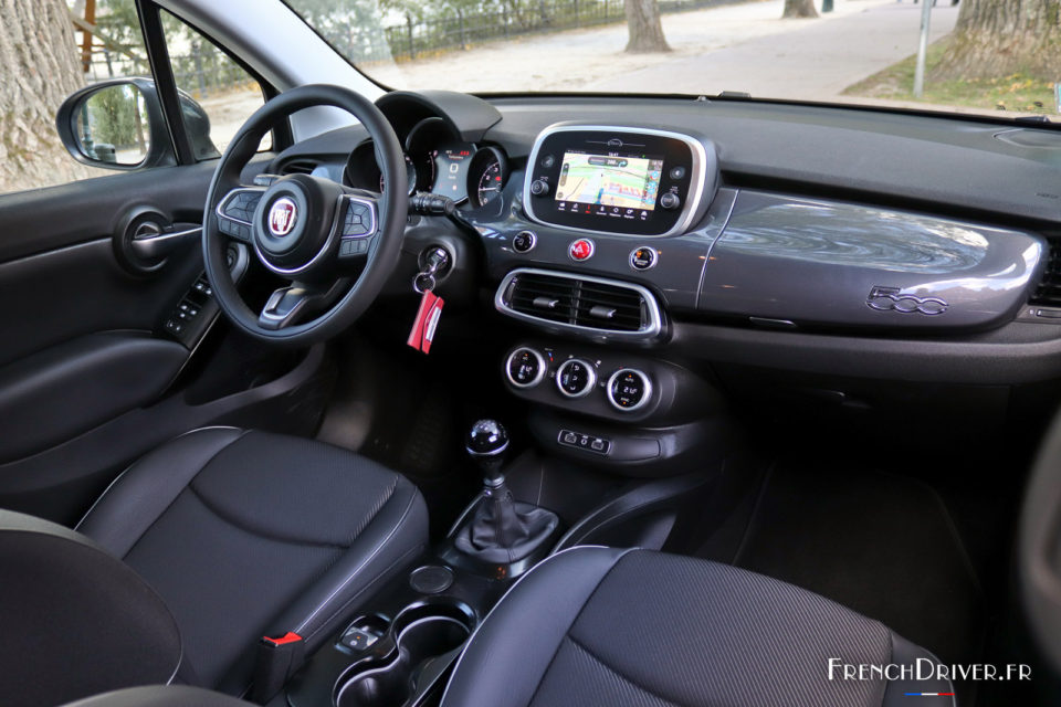 Photo intérieur Fiat 500X restylé (2018)