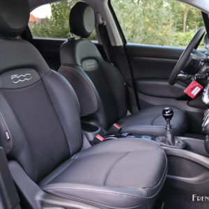Photo sièges avant Fiat 500X restylé (2018)