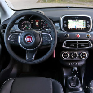 Photo poste de conduite Fiat 500X restylé (2018)