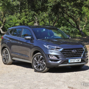 Photo 3/4 avant Hyundai Tucson III restylé (2018)