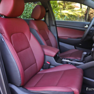 Photo sièges avant cuir Hyundai Tucson III restylé (2018)