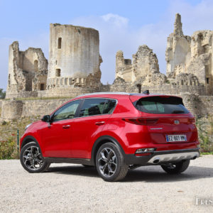 Photo 3/4 arrière Kia Sportage restylé (2018)