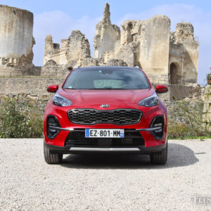 Photo face avant Kia Sportage restylé (2018)