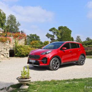 Photo 3/4 avant Kia Sportage restylé (2018)