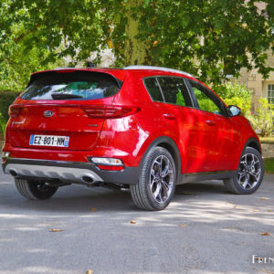 Photo bouclier arrière Kia Sportage restylé (2018)