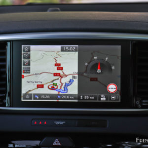 Photo navigation GPS écran tactile Kia Sportage restylé (2018)