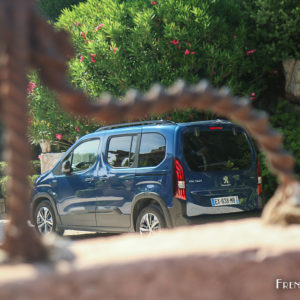 Photo 3/4 arrière Peugeot Rifter Deep Blue (2018)