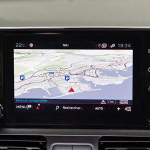 Photo navigation GPS écran tactile Peugeot Rifter (2018)