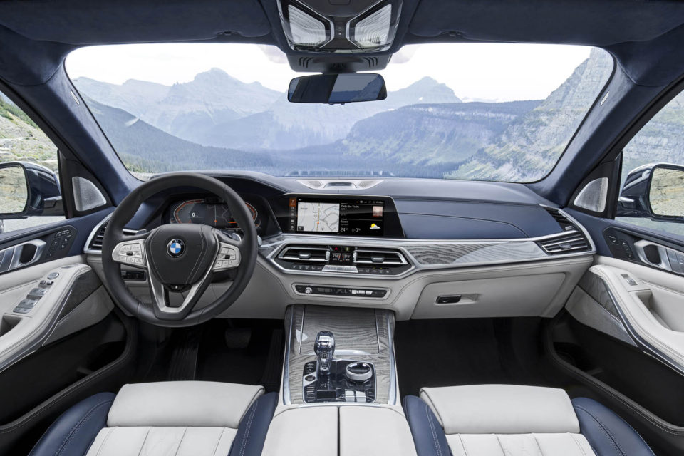 Photo officielle intérieur BMW X7 (2018)