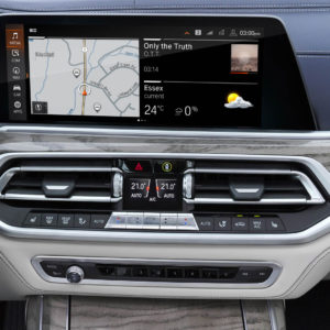 Photo navigation GPS écran tactile BMW X7 (2018)