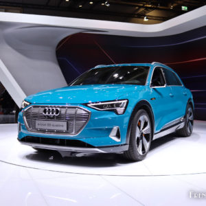 Photo Audi etron – Mondial de l’Auto Paris 2018