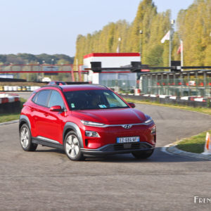 Photo essai circuit Hyundai Kona Electric (2018)