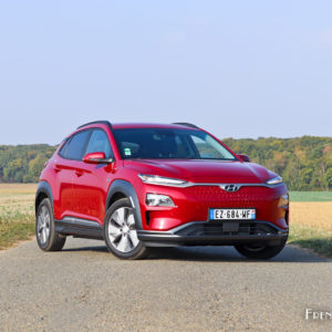 Photo 3/4 avant Hyundai Kona Electric (2018)