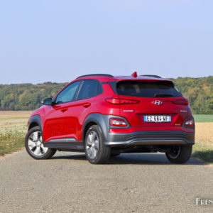 Photo 3/4 arrière Hyundai Kona Electric (2018)