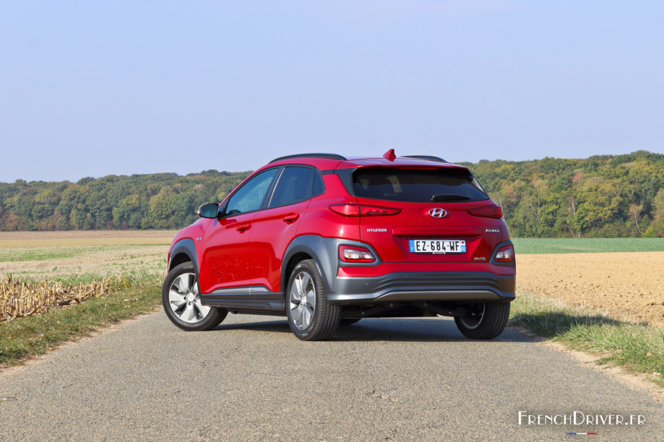 Photo 3/4 arrière Hyundai Kona Electric (2018)