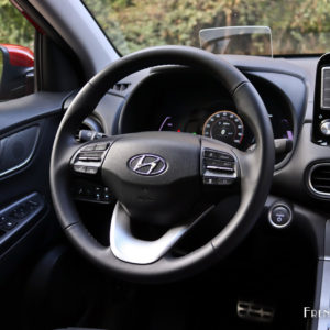 Photo volant cuir Hyundai Kona Electric (2018)