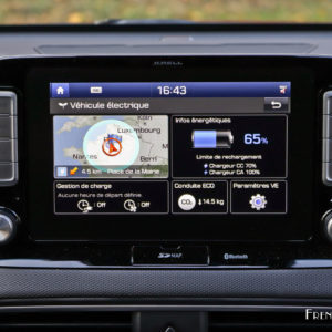 Photo navigation GPS écran tactile Hyundai Kona Electric (2018)