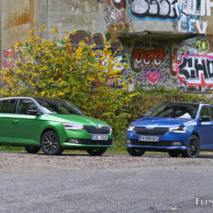 Photo essai Skoda Fabia Combi et 5 portes restylées (2018)