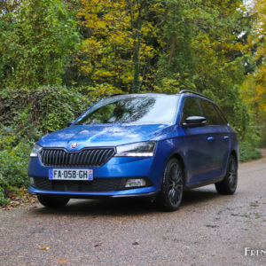 Photo essai route Skoda Fabia restylée (2018)