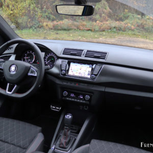 Photo intérieur Skoda Fabia restylée (2018)