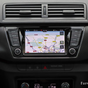 Photo navigation GPS écran tactile Skoda Fabia restylée (2018)