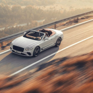 Photo route Bentley Continental GT Convertible GTC (2019)