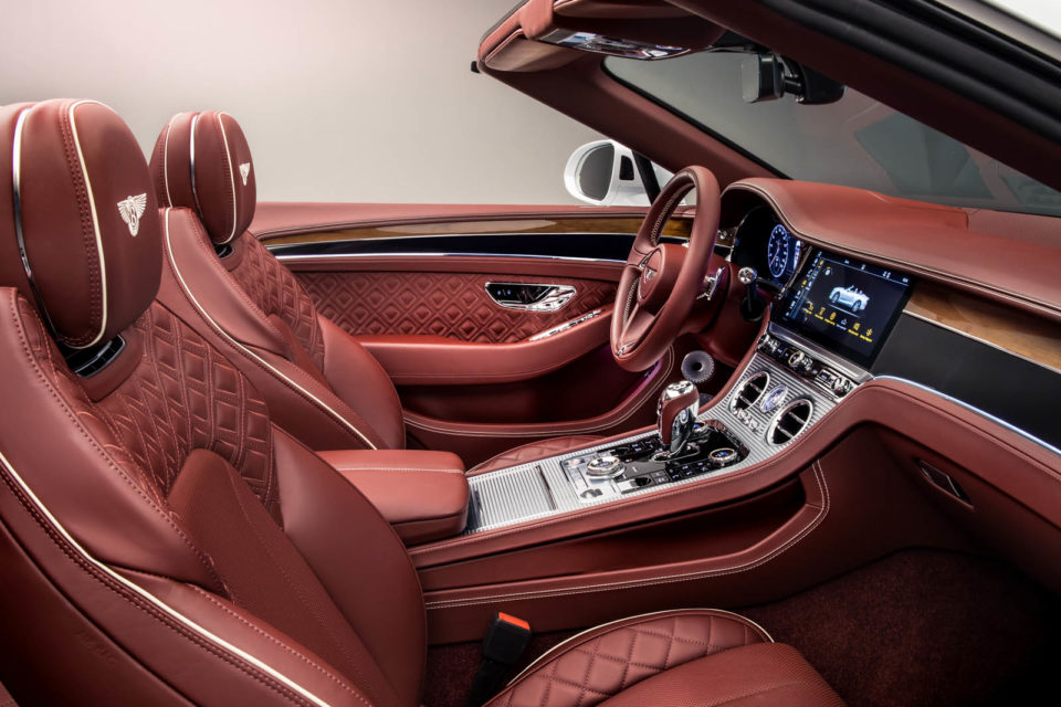 Photo intérieur cuir Bentley Continental GT Convertible GTC (20