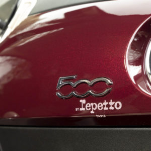 Photo logo tableau de bord Fiat 500 by Repetto Paris (2018)