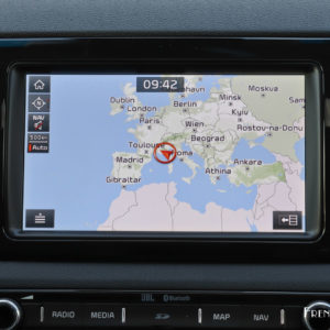Photo navigation GPS écran tactile Kia e-Niro Electrique (2018)