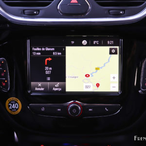 Photo navigation GPS écran tactile Opel Corsa GSi (2018)