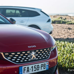 Photo calandre avant chromée Peugeot 508 SW II (2018)