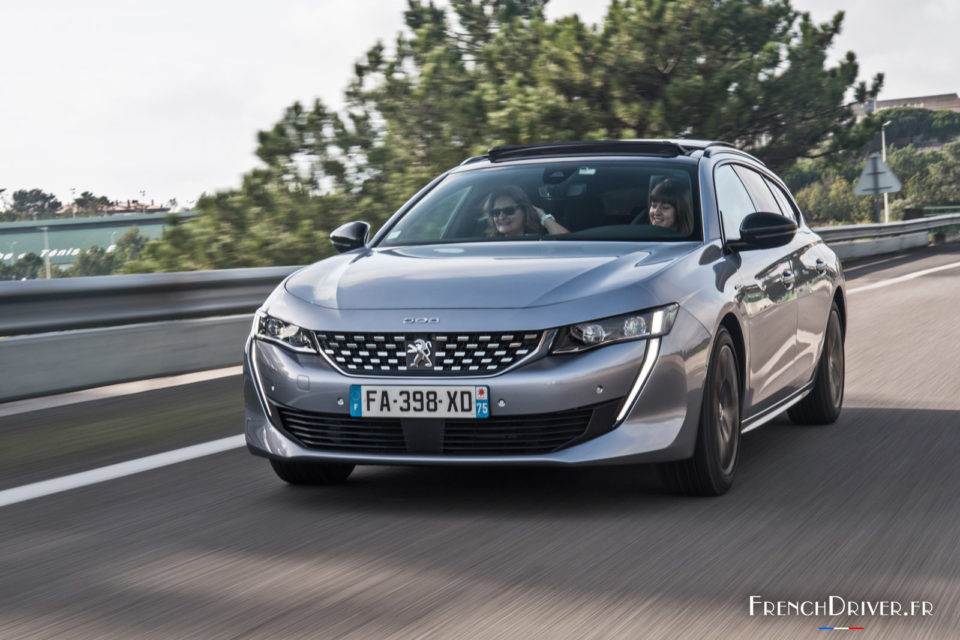 Photo essai route Peugeot 508 SW II (2018)