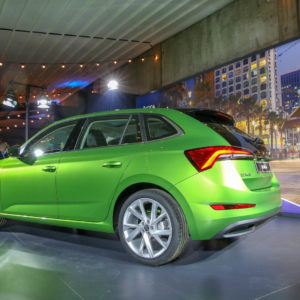 Photo présentation Skoda Scala Vert (2018)