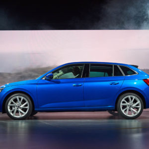 Photo présentation Skoda Scala Bleu (2018)