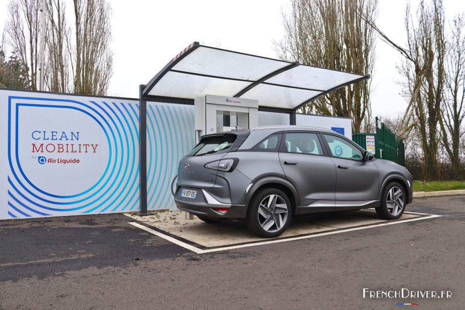 Photo essai station Hydrogène Hyundai Nexo (2019)