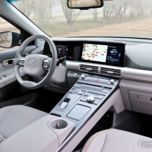 Photo intérieur cuir vegan Hyundai Nexo (2019)