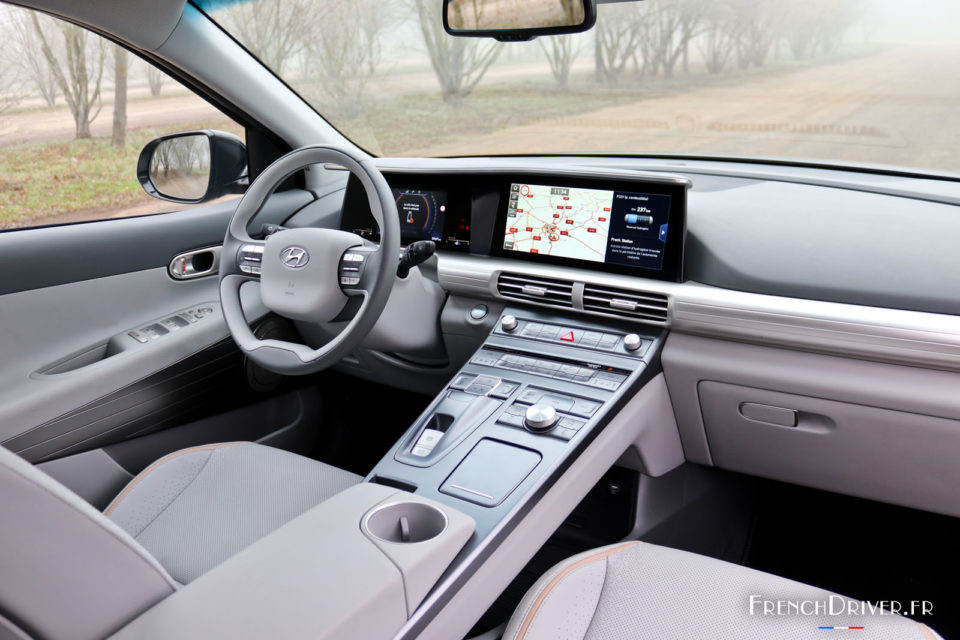 Photo intérieur cuir vegan Hyundai Nexo (2019)