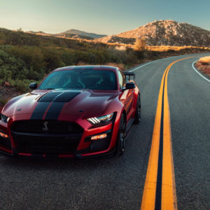 Photo route Ford Mustang Shelby GT500 (2019)