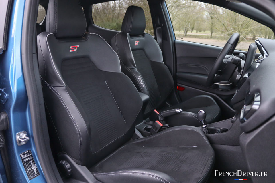 Photo sièges avant Ford Fiesta VII ST (2019)
