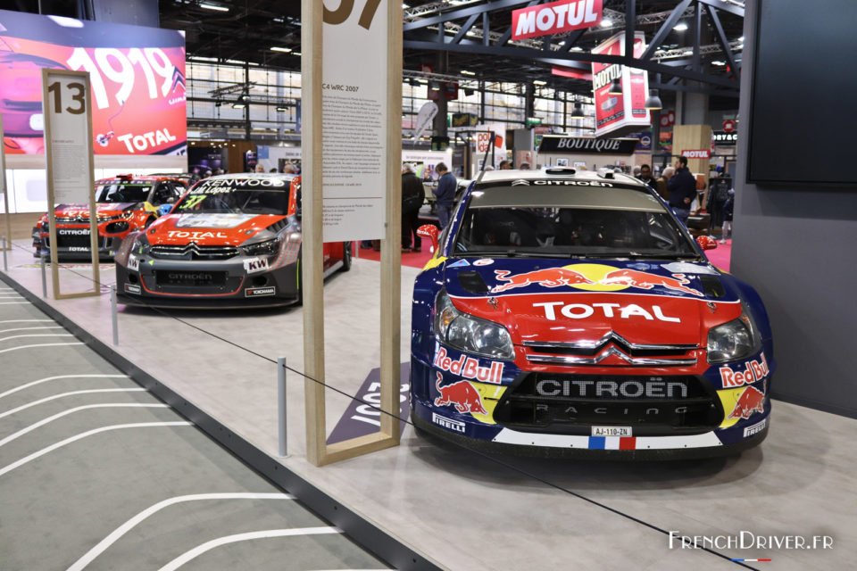 Photo Citroën C4 WRC (2007) – Salon Rétromobile 2019