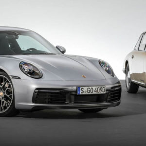 Photo comparaison Porsche 911 Type 992 (2019)