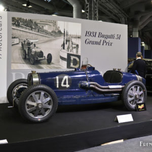 Photo Bugatti 51 Grand Prix 1931 Artcurial – Salon Rétromobile
