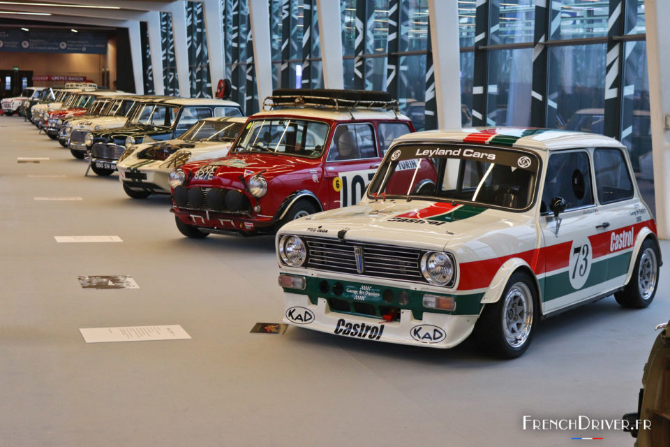 Photo 60è anniversaire Mini – Salon Rétromobile 2019