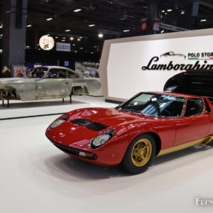 Photo stand Lamborghini Polo Storico – Salon Rétromobile 2019