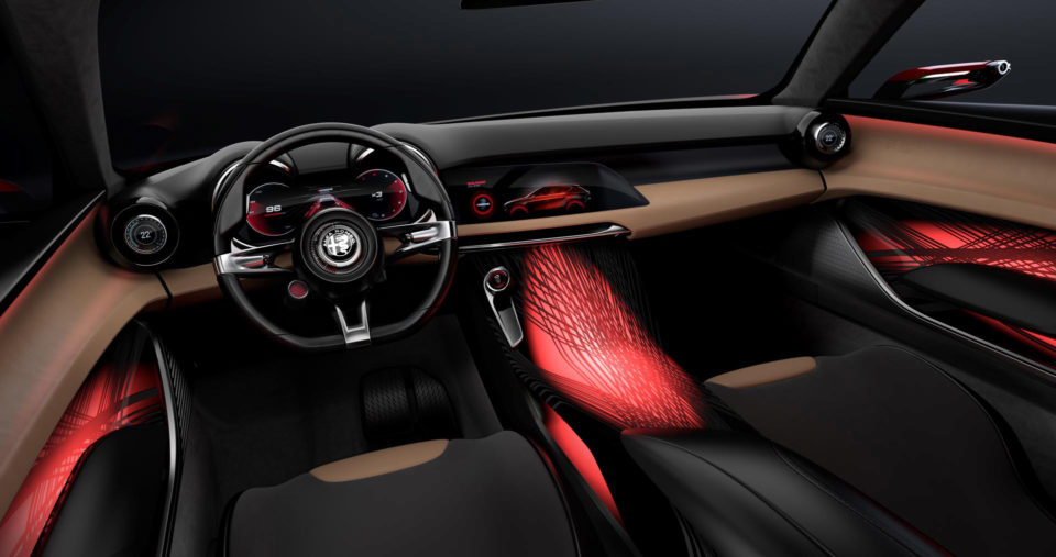 Photo matériaux intérieur Alfa Romeo Tonale Concept Car (2019)
