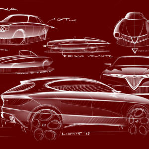 Photo design sketches Alfa Romeo Tonale Concept Car (2019)