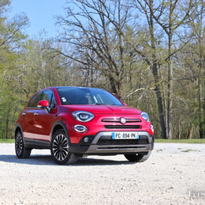 Photo Fiat 500X restylée Rouge Amore (2019)