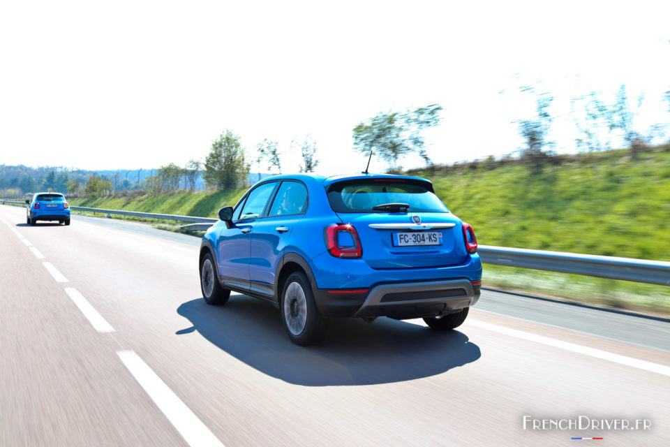 Photo essai route Fiat 500X restylée (2019)