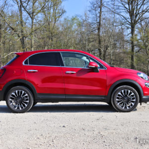 Photo profil Fiat 500X restylée (2019)