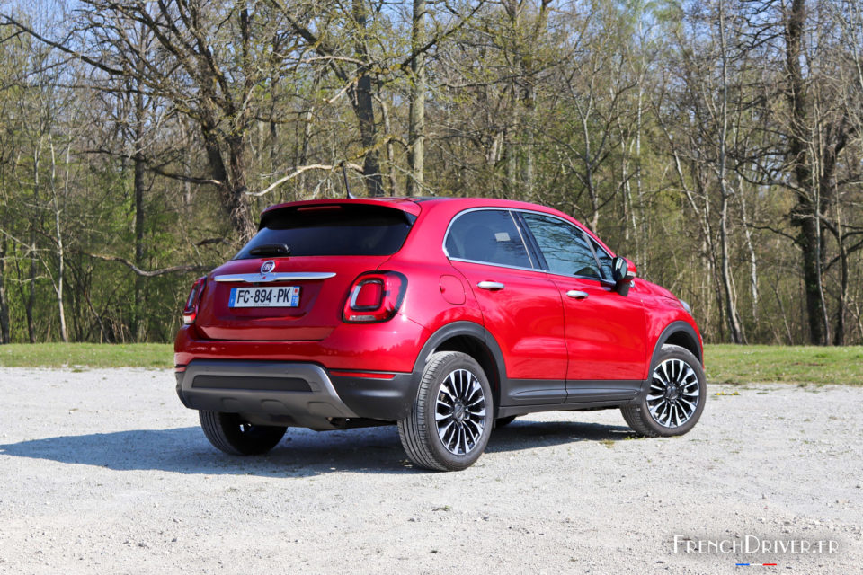 Photo 3/4 arrière Fiat 500X restylée (2019)